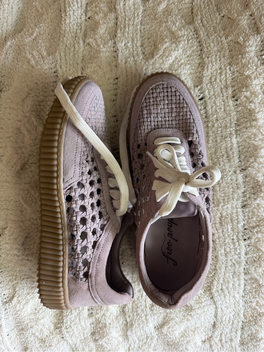 Free People Dusty Lavender Suede Wimberly Woven
Sneaker